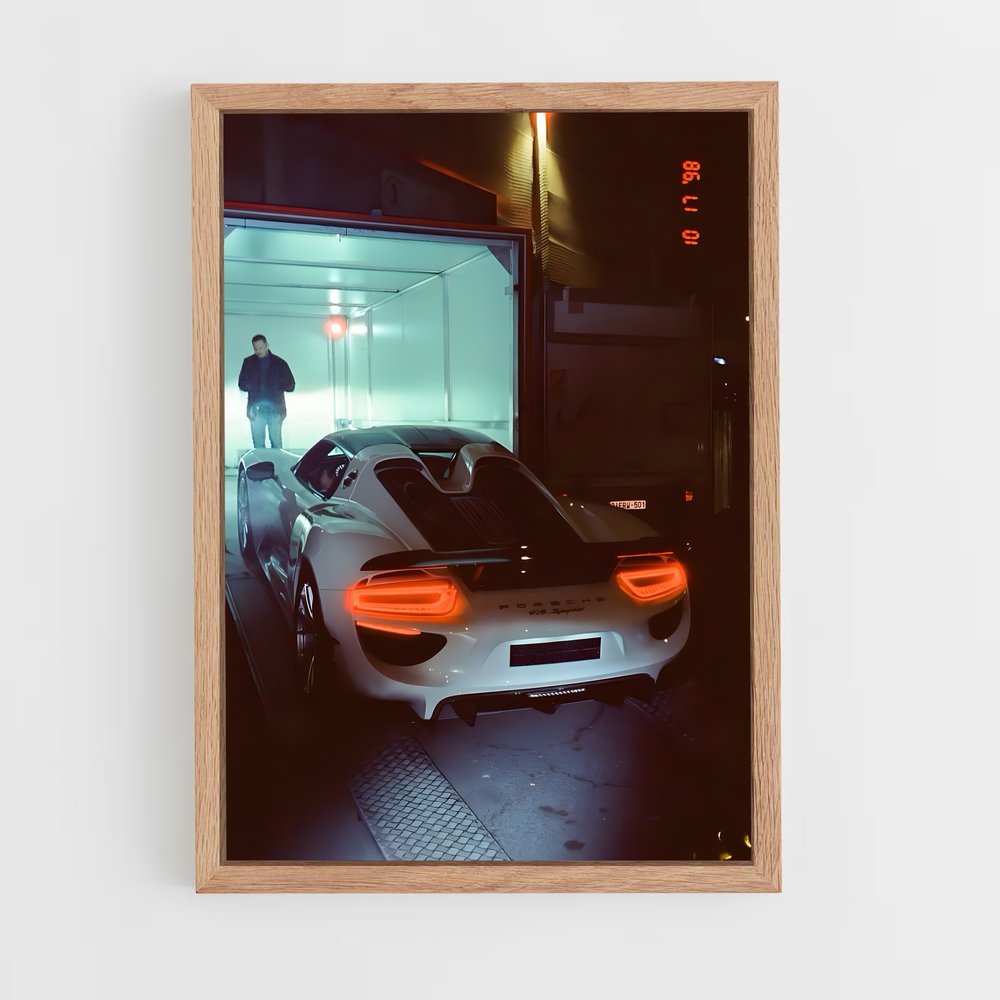 Poster arachnide envoûtant – affiche Porsche (vue 4)